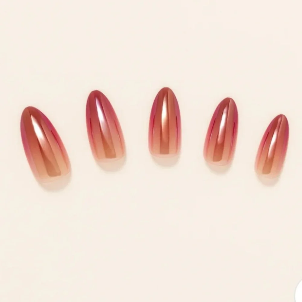 NWT Nail Reformation Spring Pink Ombre Press-On Nail Set - Picture 4 of 4